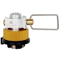 洩壓閥充氣閥 氣罐轉接頭 戶外野營用品 氣罐互充轉接頭, 扁罐與卡式罐互充, 1個