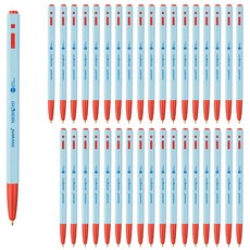 모나미 153볼펜 0.7mm, 메디(MEDI)적색, 36개