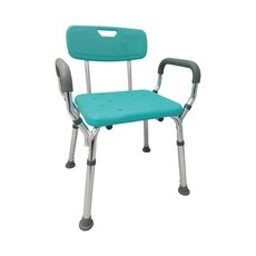 來而康 鋁合金洗澡椅 FZK-0015 靠背扶手可拆卸, 單一色系, 1個