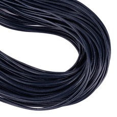 둥근 가죽끈 3MM 6종 모음 (100M), (155) - 100M