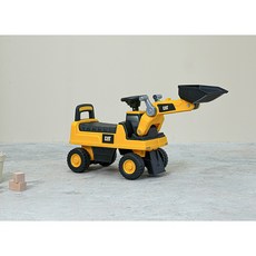 야야 CAT 포크레인 앤 로더 붕붕카, 혼합색상, 1개