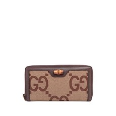 구찌 중고 2015-2024 점보 GG 뱀부 지갑