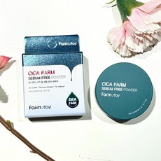 "韓國市集"韓國Farm Stay CICA FARM積雪草控油定妝蜜粉 5g, 1個, 無色