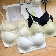 FEE BABY 輕薄果凍波浪無痕細肩帶無鋼圈內衣 BRA TOP