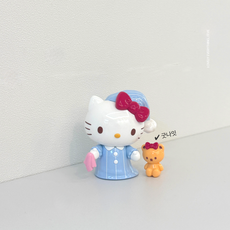 헬로키티 50주년 데코 피스 피규어, 1개, 굿나잇