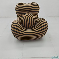 沙發 真空壓縮設計 懷抱沙發 單人 網紅意式 沙發 壹體定型棉, 冰絲彈力布膚感面料迪奧,大號102*120*92cm球43