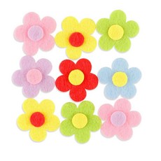 꽃모양 꽃잎 펠트 오꽃