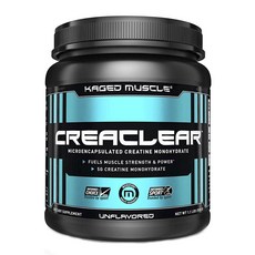 KAGED MUSCLE Creaclear微膠囊化一水肌酸 無味, 500g, 1個