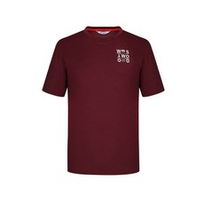 웨스트우드 남성 베이직핏 스몰로고 반팔 라운드 티셔츠_WL2MTTR449