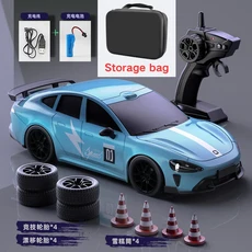 2025년 신제품 RC 드리프트 GT3 RS 911 Mi SU7 1 24 레이싱카 고속 원격 조종 레이싱 어린이 선물, GT3 RS 911 B Bag
