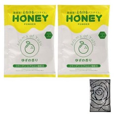 [honey + 가든(Garden) powder](허니 파우더) 유자의 향기 분말 타입×2개 입욕제