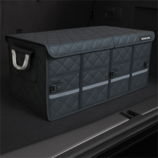 코이체 자동차 접이식 트렁크 정리함 대형66L, 올블랙