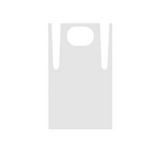 더벨라 PE 일회용 비닐 허리조절끈 업소용 앞치마 투명, 100개