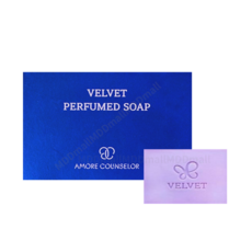아모레 카운셀러 벨벳 퍼퓸드 솝 클렌징 향수 세안비누 18개 80g, 18개입