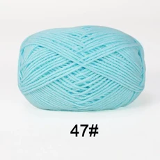 5개 혼합 색상 얀 밀크 코튼 얀 세트 핸드메이드 DIY 공예 스웨터 스카프 뜨개질용, 08 B47-5PCS
