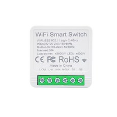 Ewelink 스마트 스위치 16A 미니 모듈 DIY Wi Fi 타이머 호환 알렉사 구글과 일정 음성 무선 제어 4ghz 포함 오토메이션 조명 릴레이, 1 * Receiver