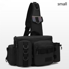 낚시 태클 배낭 루어 박스 기어 보관 가방 패니 팩 남성용 로드 거치대 슬링 숄더백, 01 빠른, bla Small