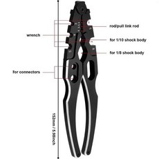 자동차 다기능 알루미늄 충격 클램프 펜치 조립 분해 도구, 1개, 기본