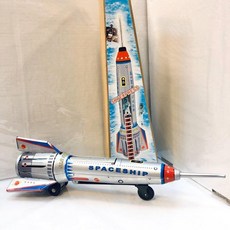 伍拾錢 發條鐵皮玩具 火箭 乒乓球選手 復古懷舊收藏 送禮 聖誕禮物 生日禮物, 1個