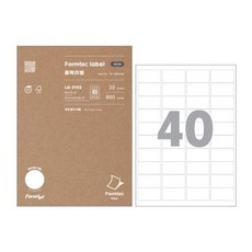 폼텍)바코드용라벨(LQ-3102/20매) lov+61677iz