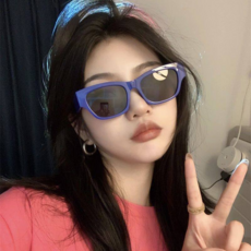 復古墨鏡 少女粉紅藍