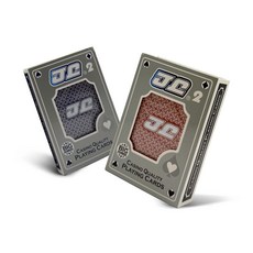 JJ 카지노용 발포엠보싱 큰숫자 트럼프카드, 2팩