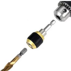 육각 비트홀더 6.35mm 원터치 비트 체인지 임팩 드릴, 원터치 비트 어댑터, 1개