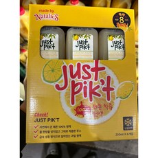 저스트 픽 레몬주스 250ml x 6개입, 6개