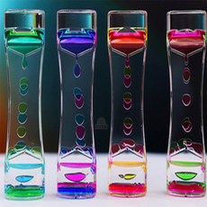 두두쇼핑몰샵 오일 모래시계 목욕탕 인테리어 포인트, 블루핑크