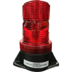 LED爆閃警示燈 小型 12V-80V 重機械 堆高機, 紅, 1個