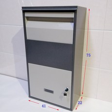 무인 도서 반납함 책 반납기 도서관 철제 야외 캐비닛, 회색 75x41x22 키 잠금