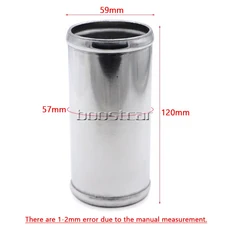 범용 자동차 알루미늄 튜브 직경 51mm/57mm/63mm/70mm/76mm 광택 터보 인터쿨러 엔진 공기 흡입 파이프 길, 06 OD  57mm