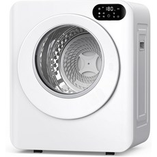 유호미 1.5 Cu.Ft 휴대용 건조기 스테인리스 드럼이 장착된 850W 의류 4가지 기능 LED 제어판 세탁용 120V 아파트 기숙사 RV 흰색에 적합, 1.5 Cu.Ft. No.2
