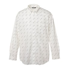 발렌시아가 중고 2018's 로고 프린트 셔츠