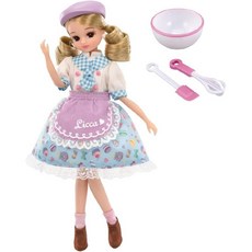 타카라토미 리카짱 꿈의 파티시에 베이킹 리카 인형 LD-13, 1개