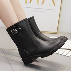 예쁜장화 여성레인부츠 방수신발 장마용부츠 주방신
