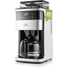 멜 프레시 플러스 0컵 자동 드립 버 커피 그라인더가 내장된 프로그래머블 메이커 5팩 필터