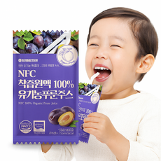유기농 푸룬주스 NFC 착즙 원액 100% 물한방울 넣지않은 아기 임산부 변비 푸룬주스 푸룬 과채주스 착즙주스 100% 푸룬주스 무설탕 nfc prune juice organic, 3박스, 80ml