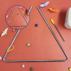 쌍문상회 지금 필요한 학용품 트라이앵글 악기 준비물 음악시간 12인 대형 대형트라이앵글 31872EA, 본상품