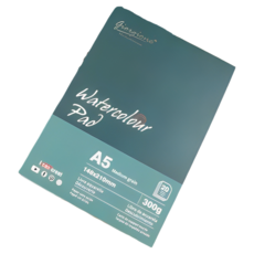 Giorgione 300g加厚中粗紋棉漿水彩紙 美術繪圖專用膠裝水彩本, 水彩本-A5(現貨)