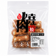 燒肉燒 雞肉牛奶骨 2.5吋 大包裝 寵物狗零食 潔牙骨, 雞肉牛奶骨 2.5吋 16入, 1包