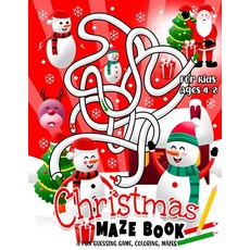 Christmas Maze Book for Kids Ages 4-8: Fun and Amazing Maze Puzzle Activity Book for Kids Coloring ... Paperback, Independently Published, English, 9798579105462