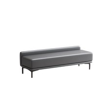 고월드 약국 의자 등받이 대기용 대기석 관공서 대기 대기실 소파 매장 로비, 150x40x49-진회색