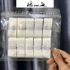 台灣出貨 10片網球握把帶-附盒網球拍-網球拍握把帶-峰值網球拍握把帶, 10 白色, 加 1, 1個