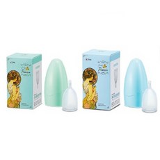 국산 프림로즈컵 의료용 실리콘 생리컵 2size 소형 대형 입문자 초보자 위생 월경생리대, 소-12.5g, 1개, 1개입