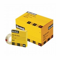 서락 3M 스카치 투명양면테이프 리필 665R-6 오피스팩 12mmx6.35m (6개입) 스티커양면테이프