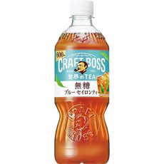 산토리 보스 BOSS 크래프트 보스 블루실론티 무설탕 홍차 600ml×24병, 600ml