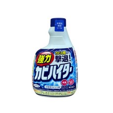 日本花王 KAO 強力除霉清潔劑 補充瓶 400ml 日本製 境內版 泡沫噴霧 除菌 除垢 浴室除霉 浴室清潔劑 除黴, 1個, 單罐