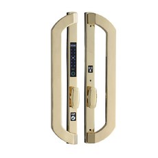 指紋電子鎖 具備指紋感應與密碼解鎖功能, 1個, 【精鑽金】