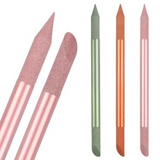 4PCS 유리 큐티클 푸셔 히메이 듀얼 엔드 매니큐어 스틱 크리스탈 큐티클 푸셔 유리 파일 전문 정밀 파일 큐티클 리무버 손톱 및 큐티클 케어용 매니큐어 페디큐어 도구..., Set5, 1개